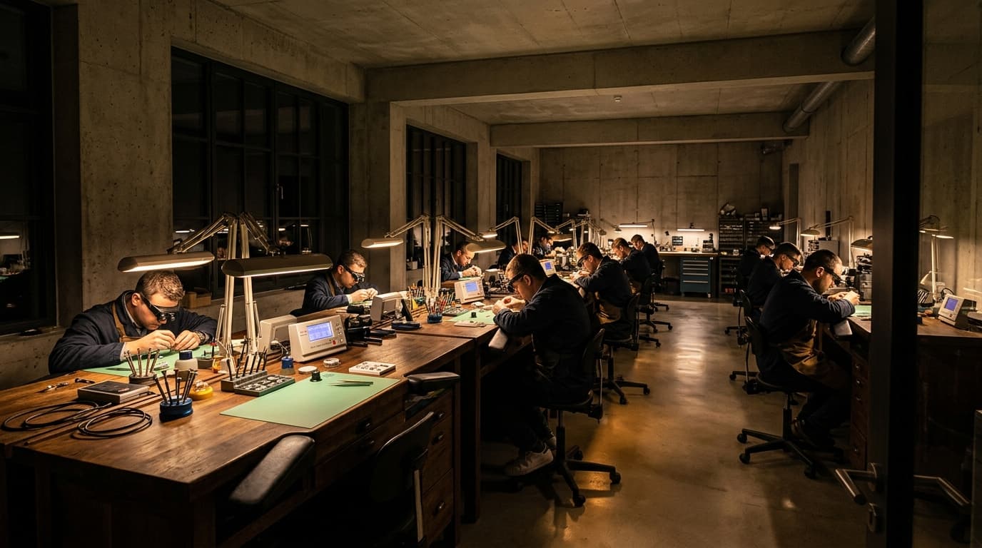 工房内観 — 職人ステーション